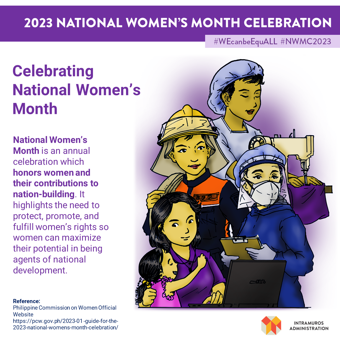 2023 National Women’s Month Celebration Intramuros Administration